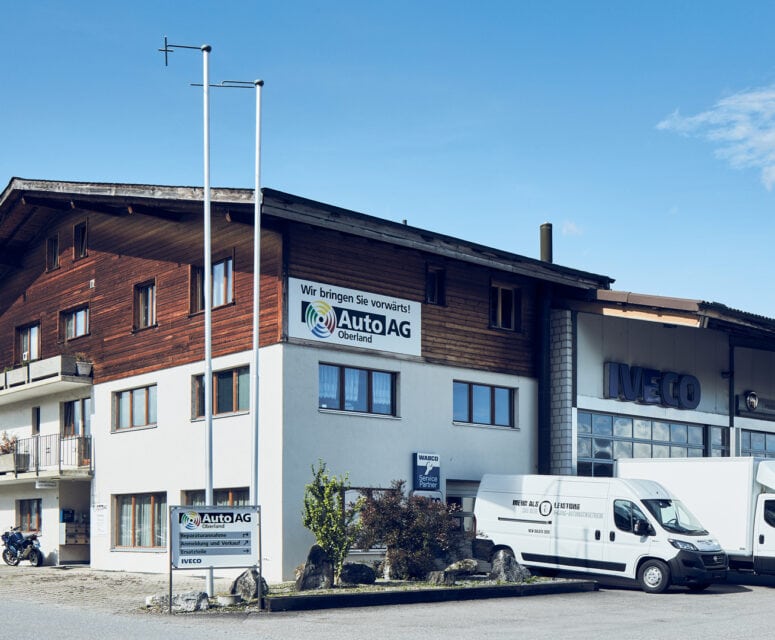 Auto AG Truck am Standort Uetendorf mit IVECO und Fiat Professional Markenvertretung